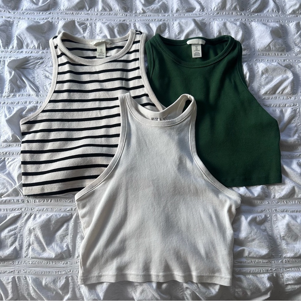 Set of 3 H&M Crop Tops